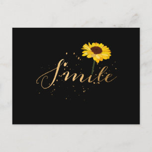 Carte Postale Sourire Tournesol