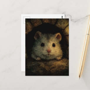 Carte Postale Souris adorable