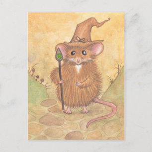 Carte Postale Souris Assistant