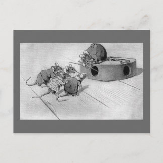 Carte Postale Souris cherche à désactiver Mousetrap