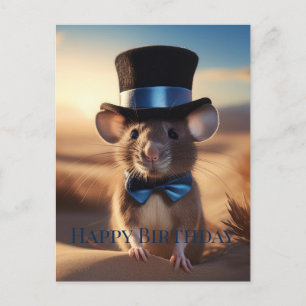 Carte Postale Souris Country Squire Joyeux anniversaire