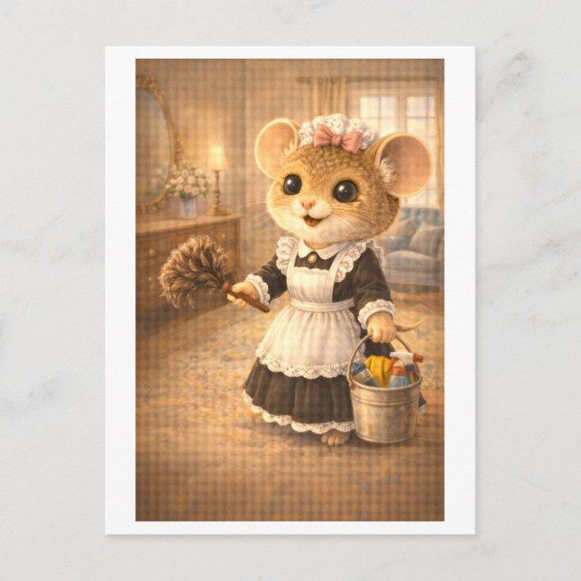 Carte Postale Souris de carrière comme bonne (Devant)