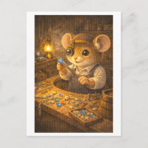 Souris de carrière en tant que bijoutier