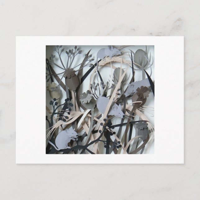 Carte Postale souris de champ (Devant)