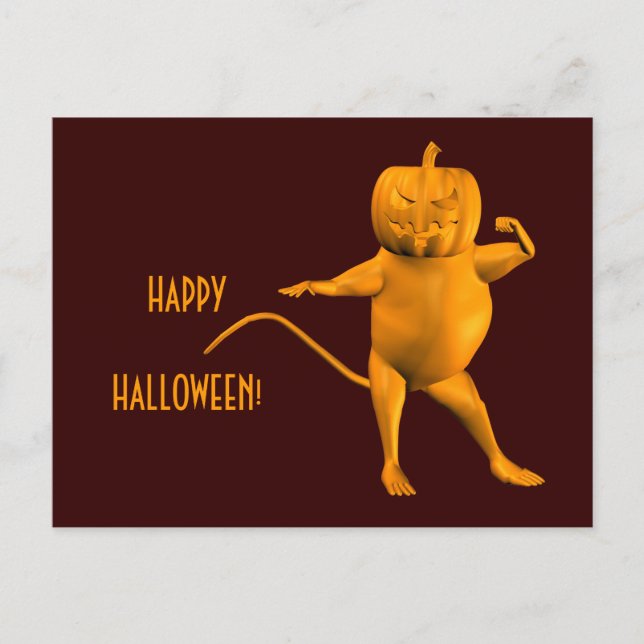 Carte Postale Souris Maison (Devant)