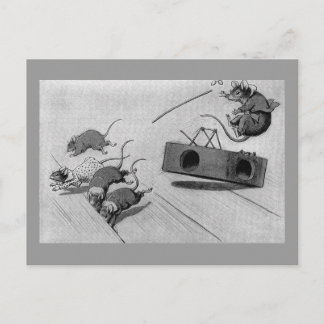 Carte Postale Souris sources sûres Mousetrap