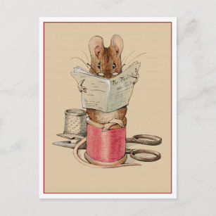 Carte Postale Souris sur mesure par Beatrix Potter