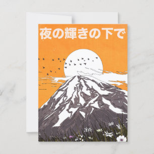 Carte Postale sous la lumière du soir