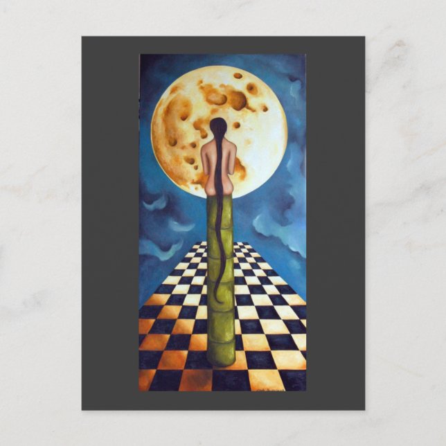 Carte Postale Sous la lune (Devant)