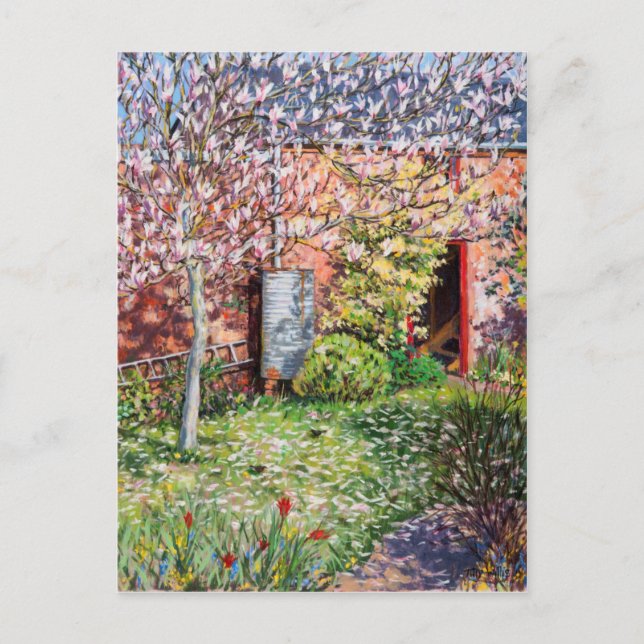 Carte Postale Sous la Magnolia (Devant)