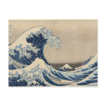 Sous la vague de Kanagawa par Katsushika Print