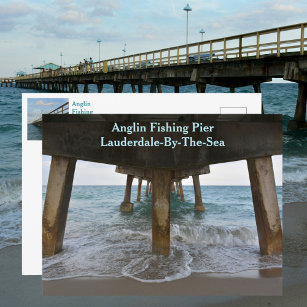 Carte Postale Sous l'Aglin Fishing Pier Lauderdale en bord de me