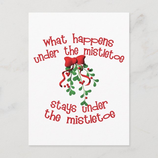 Carte Postale Sous le Mistletoe (Devant)
