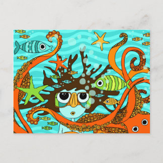 Carte Postale Sous-marin