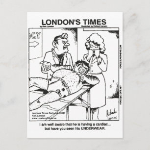 Carte Postale Sous-vêtements et hôpitaux sales Drôle Cadeaux et
