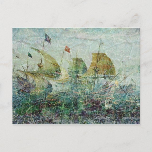 Carte Postale Sous voile (Devant)