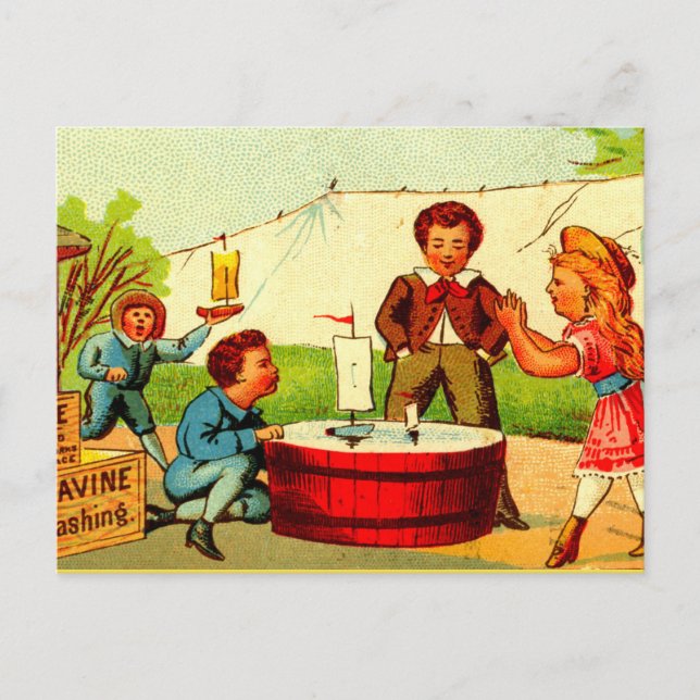 Carte Postale Sous voilier (Devant)