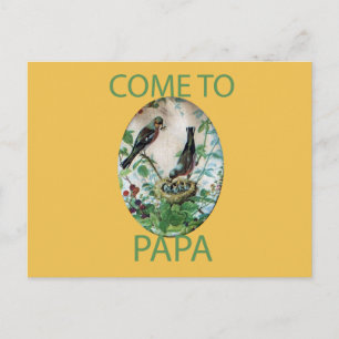 Carte Postale Soutenir la troupe : Capturer l'amour parental nou