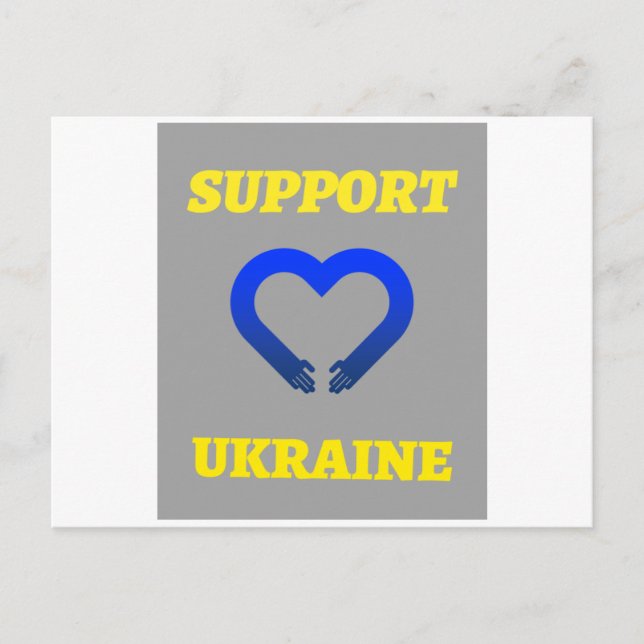 CARTE POSTALE SOUTENIR L'UKRAINE (Devant)