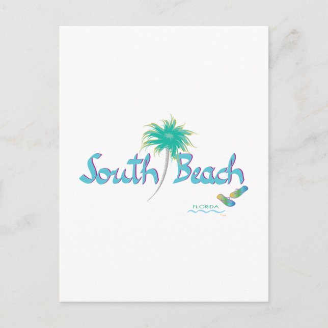 Carte Postale South Beach, FL (Devant)