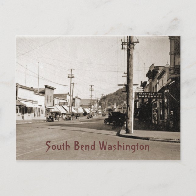 Carte Postale South Bend Washington vers 1925 (Devant)