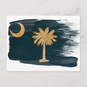 Carte Postale South Carolina Flag Postcards