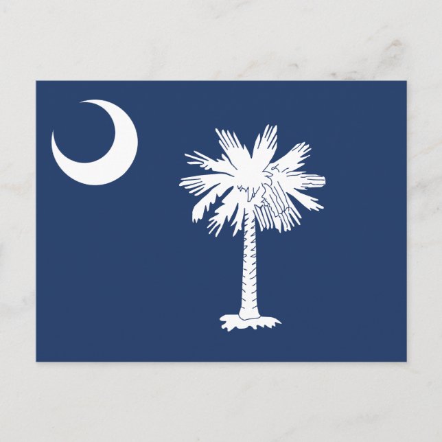 Carte Postale South Carolina State Flag Crescent Moon (Devant)