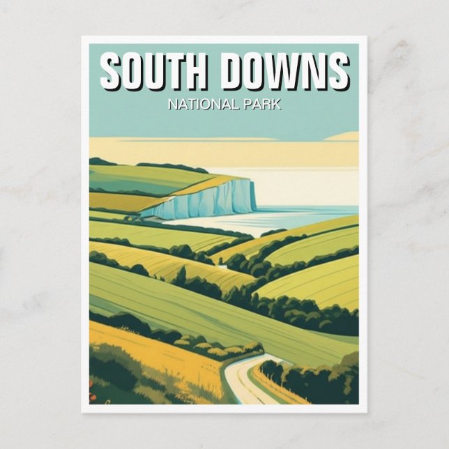 Carte Postale South Downs National Park Angleterre (Devant)