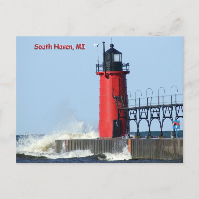 Carte Postale South Haven Lighthouse (Devant)