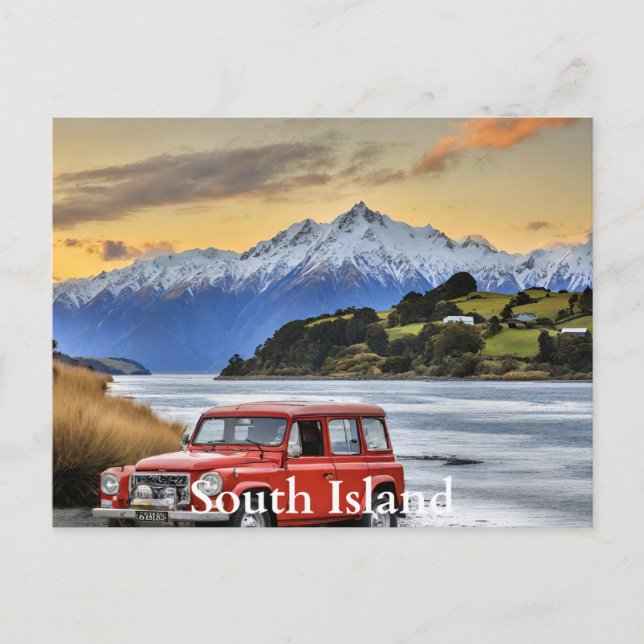 Carte Postale South Island NZ (Devant)