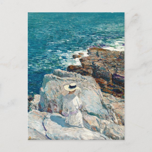 Carte Postale South Ledges, Appledore par Childe Hassam (Devant)