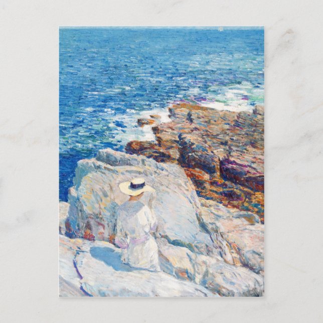 Carte Postale South Ledges, Appledore par Childe Hassam (Devant)