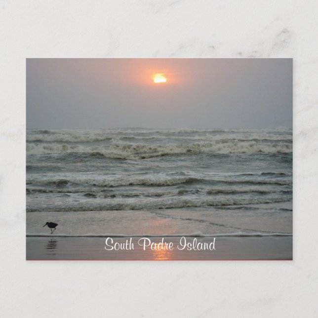 Carte Postale South Padre Island Texas Sunrise Post Card (Devant)