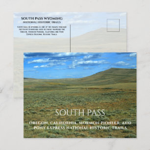 Carte Postale South Pass Wyoming, sentiers historiques nationaux