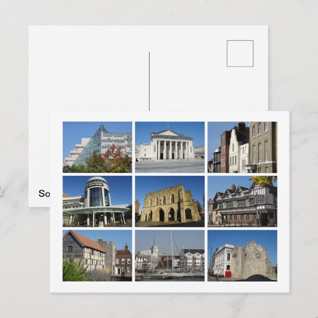 Carte Postale Southampton (Devant / Derrière)