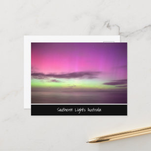 Carte Postale Southern Lights Australia - Photo du ciel nocturne