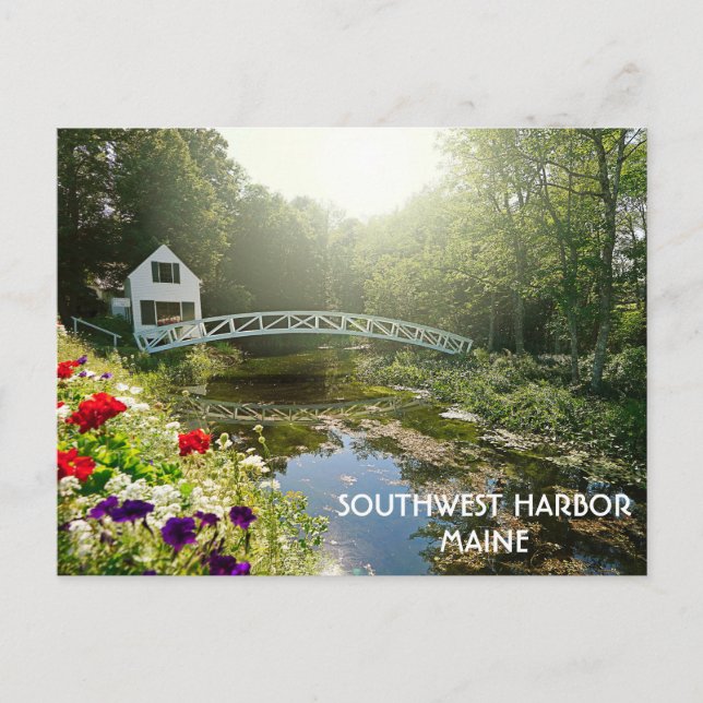 Carte Postale Southwest Harbour Maine Mount Desert Island Travel (Devant)