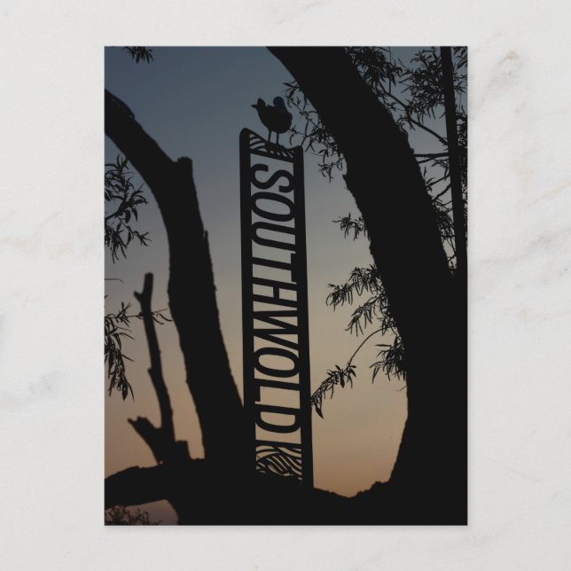 Carte Postale Southwold sign (Devant)