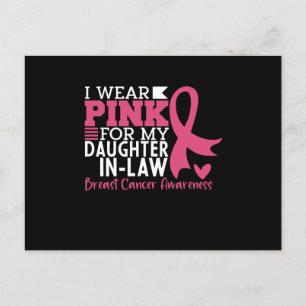 Carte Postale Soutien à la belle-fille contre le cancer du sein