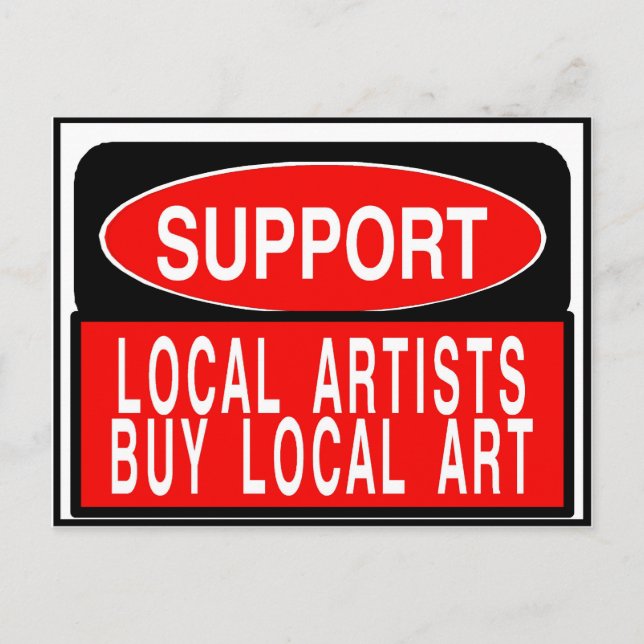 Carte Postale Soutien Artistes locaux, acheter l'art local Fig S (Devant)