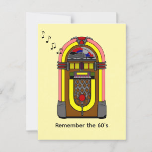 Carte Postale Souvenez-vous des années 60