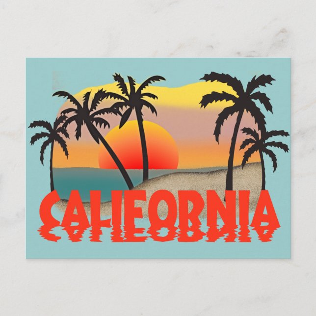 Carte Postale Souvenir de Californie (Devant)