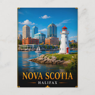Carte Postale 🌊 Souvenir de Nouvelle-Écosse pour les voyageurs