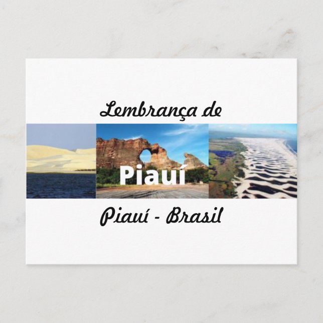 Carte postale souvenir de Piauí (Devant)