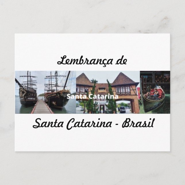 Carte postale souvenir de Santa Catarina Brésil (Devant)