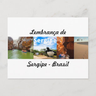 Carte postale souvenir de Sergipe - Brésil