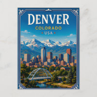 Souvenir de vacances à la montagne à Denver Colora