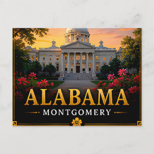 Carte Postale 📍 Souvenir de voyage en Alabama Road Trip Voyageu
