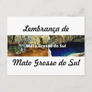 Carte postale souvenir du Mato Grosso do Sul