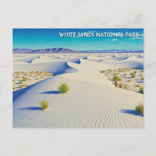 Carte Postale Souvenir du Parc national de White Sands